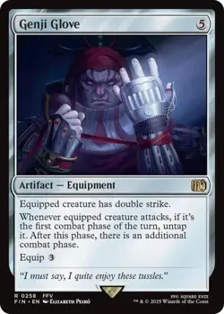 x1 Genji Glove Rare MTG Final Fantasy M/NM English *** - Image 1