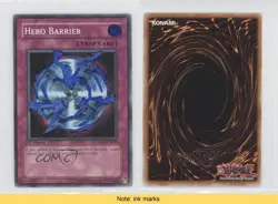 Hero Barrier 1st Ed. YuGiOh Jaden Yuki 2 Duelist Pack #DP03-EN027 2007 READ 0j6 - Image 3