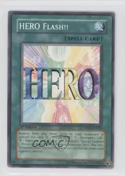 Hero Flash!! 1st Ed. YuGiOh Jaden Yuki 2 Duelist Pack #DP03-EN020 2007 0j6 - Image 1