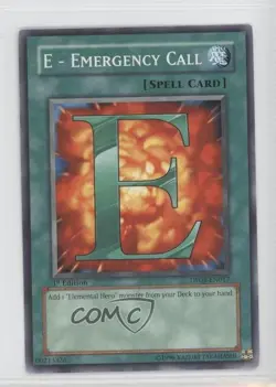 E - Emergency Call 1st Ed. YuGiOh Jaden Yuki 2 Duelist Pack #DP03-EN017 2007 0j6 - Image 1