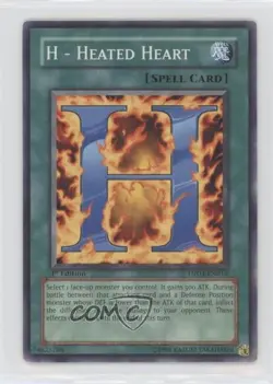 H - Heated Heart 1st Ed. YuGiOh Jaden Yuki 2 Duelist Pack #DP03-EN016 2007 03wo - Image 1