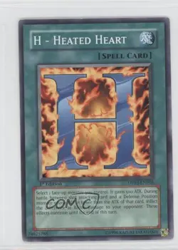 H - Heated Heart 1st Ed. YuGiOh Jaden Yuki 2 Duelist Pack #DP03-EN016 2007 0j6 - Image 1