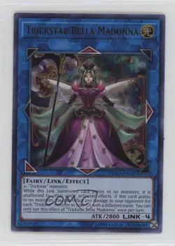 Trickstar Bella Madonna Unlimited YuGiOh Flames of Destruction #FLOD-EN038 1s6 - Image 1