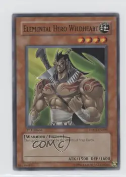 Elemental HERO Wildheart 1st Ed. YuGiOh Jaden Yuki 2 Duelist Pack 2007 0b3 - Image 1