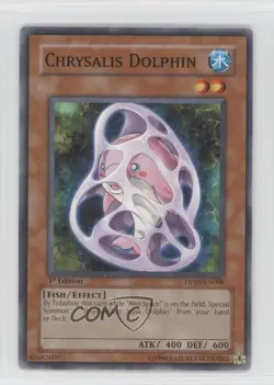 Chrysalis Dolphin 1st Ed. YuGiOh Jaden Yuki 2 Duelist Pack #DP03-EN008 2007 0j6 - Image 1