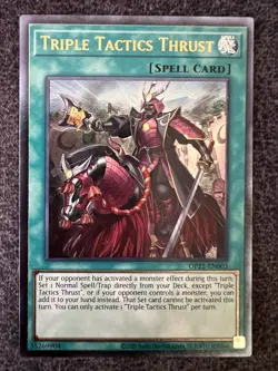 Yugioh Triple Tactics Thrust OP22-EN003 Ultimate Rare Unlimited Edition NM - Image 1