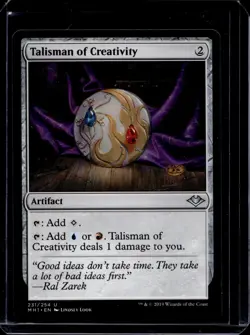 MTG - Talisman of Creativity - Modern Horizons - NM, English Magic - Image 1