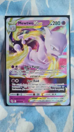 Pokemon Card Mewtwo VSTAR 031/078 Ultra Rare Pokemon GO Near Mint - Image 1