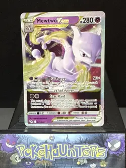 Pokemon Card Mewtwo VStar 031/078 Ultra Rare Pokemon Go Near Mint - Image 1