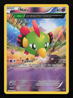 Natu 28/108 XY Roaring Skies Pokemon Trading Card TCG Reverse Holo - Image 1
