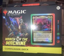 MTG TINKER TIME SEALED MAGIC THE GATHERING COMMANDER DECK MATCH OF THE MACHINES - Image 1