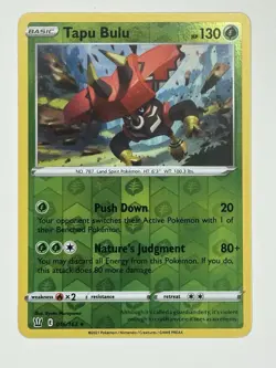 Tapu Bulu 016/163 Holo Rare - Battle Styles - Pokemon TCG Card NM - Image 1