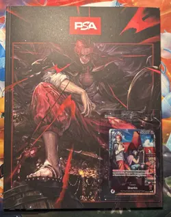 ONE PIECE SHANKS SEALED PROMO PSA MAGAZINE LIMITED EDITION JULY+SHANKS HOLO CARD - Image 1