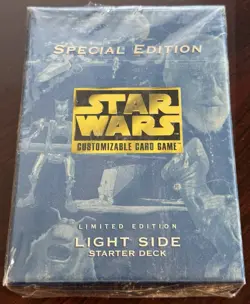 Star Wars 1998 Special Edition Customizable Card Game Light Side Starter Deck - Image 1