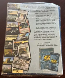 Star Wars 1998 Special Edition Customizable Card Game Light Side Starter Deck - Image 2