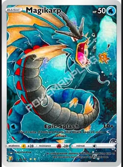 700 Followers Special Magickarp Full Art - Pokemon Card Collectable Gift - Image 1