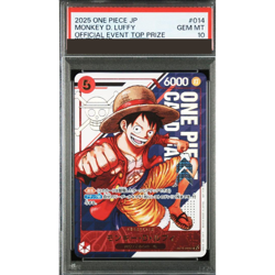 PSA 10 Luffy ST21-014 Flagship Battle 2025 Top Prize ONE PIECE Card Japanese TCG - Image 1