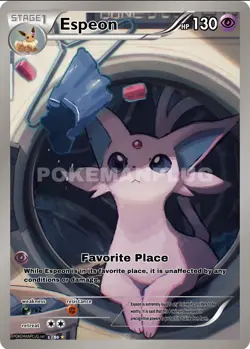 700 Followers Special Cozy Espeon - Pokemon Card Collectable Gift Custom - Image 1