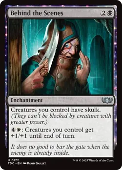 Behind the Scenes - 172 / English / Near Mint MTG - Image 1