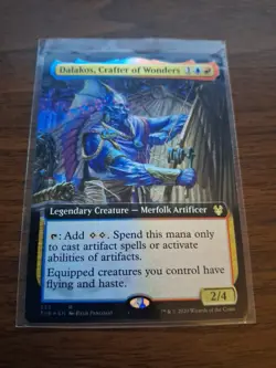 Foil Dalakos, Crafter of Wonders (Extended Art) Theros Beyond Death MTG Magic - Image 1