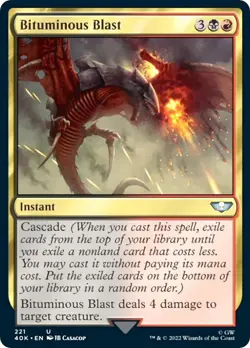 Bituminous Blast - 221 / English / Near Mint MTG - Image 1