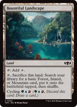 Bountiful Landscape - 342 / English / Near Mint MTG - Image 1