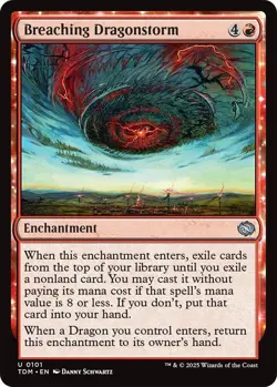 Breaching Dragonstorm - 101 / English / Near Mint MTG - Image 1