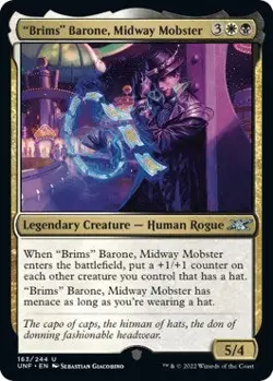 Foil - "Brims" Barone, Midway Mobster - 163 / NM / English MTG - Image 1