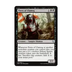 WOTC MTG Zendikar vs. Eldrazi Pawn of Ulamog (U) EX - Image 1