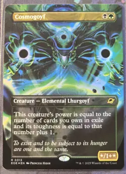 Cosmogoyf (Borderless Foil) - MTG - Edge of Eternities - Near Mint - English - Image 1