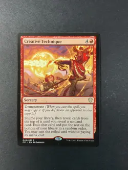 Creative Technique - Commander 2021 - MTG - MAGIC THE GATHERING - Image 1