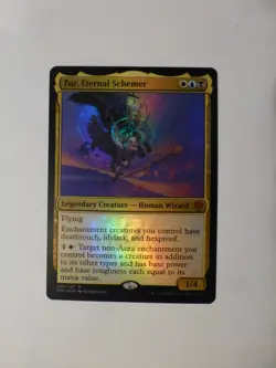 MtG Dominaria United FOIL Zur, Eternal Schemer 228/281 NM $0.75 Flat S VCT123819 - Image 1