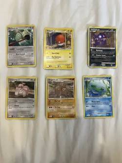 Secret Wonders Pokemon TCG Job Lot - 6 Pokemon Cards - Retro/Vintage 2007 - Image 1