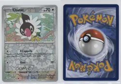 Chatot Reverse Foil Pokemon SV05: Temporal Forces #132 ow4 - Image 3
