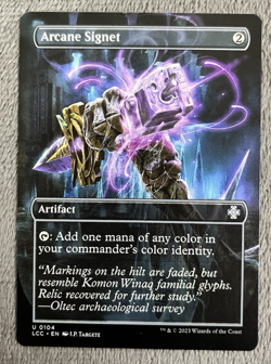 Arcane Signet BORDERLESS MTG The Lost Caverns of Ixalan 0104 NM - Image 2