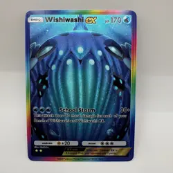 Wishiwashi EX Pokemon TCG Pocket Illustration Rare Textured Holo Custom - Image 1