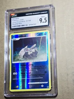 Pokemon 2008 Great Encounters Relicanth 51/106 Reverse Holo CGC 9.5 - Image 4