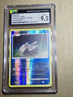 Pokemon 2008 Great Encounters Relicanth 51/106 Reverse Holo CGC 9.5 - Image 5