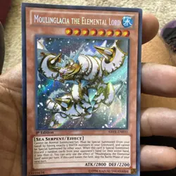 Yugioh Moulinglacia the Elemental Lord ABYR-EN035 Secret Rare NM - Image 1