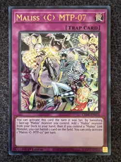 Yugioh Maliss C MTP-07 CRBR-EN022 Ultra Rare 1st Edition Near Mint - Image 1