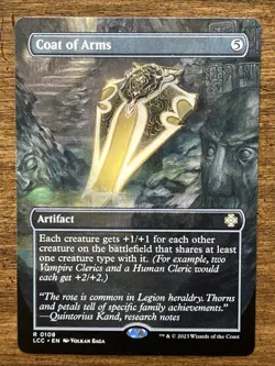 MTG: Coat of Arms The Lost Caverns of Ixalan Borderless Non-Foil NM #0108 - Image 1