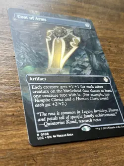 MTG: Coat of Arms The Lost Caverns of Ixalan Borderless Non-Foil NM #0108 - Image 2