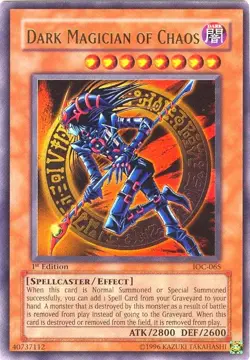 Dark Magician of Chaos IOC-065 - Ultra Rare - Lightly Played 1st Edition YuGiOh! - Image 1