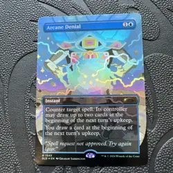 Arcane Denial - Rainbow Foil NM, English MTG Secret Lair Drop Series - Image 2