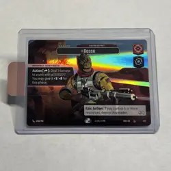 Bossk Hunting His Prey Star Wars Unlimited Showcase Card Shadows of the Galaxy - Image 1