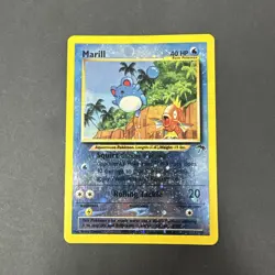 Marill 11/18 Southern Islands Reverse Holo Promo Pokemon Card - Image 4