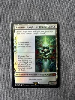 Summon: Knights of Round Final Fantasy Foil MTG - Image 1