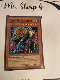 DARK DRICERAPTOPS - 1st EDITION SD09-EN006 ENGLISH Yu-Gi-Oh! CARD COMMON KONAMI - Image 4