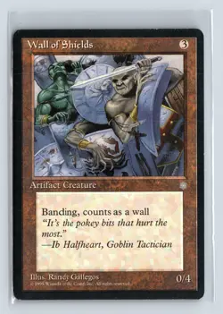 WALL OF SHIELDS - MTG Magic the Gathering Card - Ice Age - Uncommon - Image 1