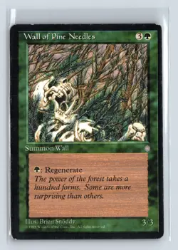 WALL OF PINE NEEDLES - MTG Magic the Gathering Card - Ice Age - Uncommon - Image 1
